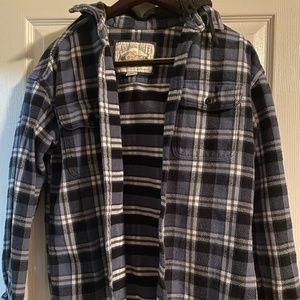 American Eagle Hooded Flannel Men’s size Small